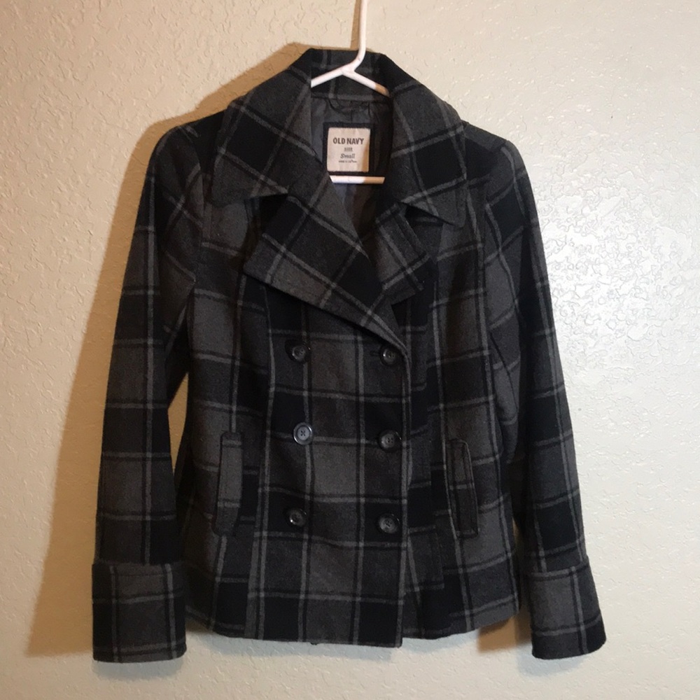 Black and grey jacket